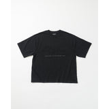 Raw T-shirt [embossed logo] Black