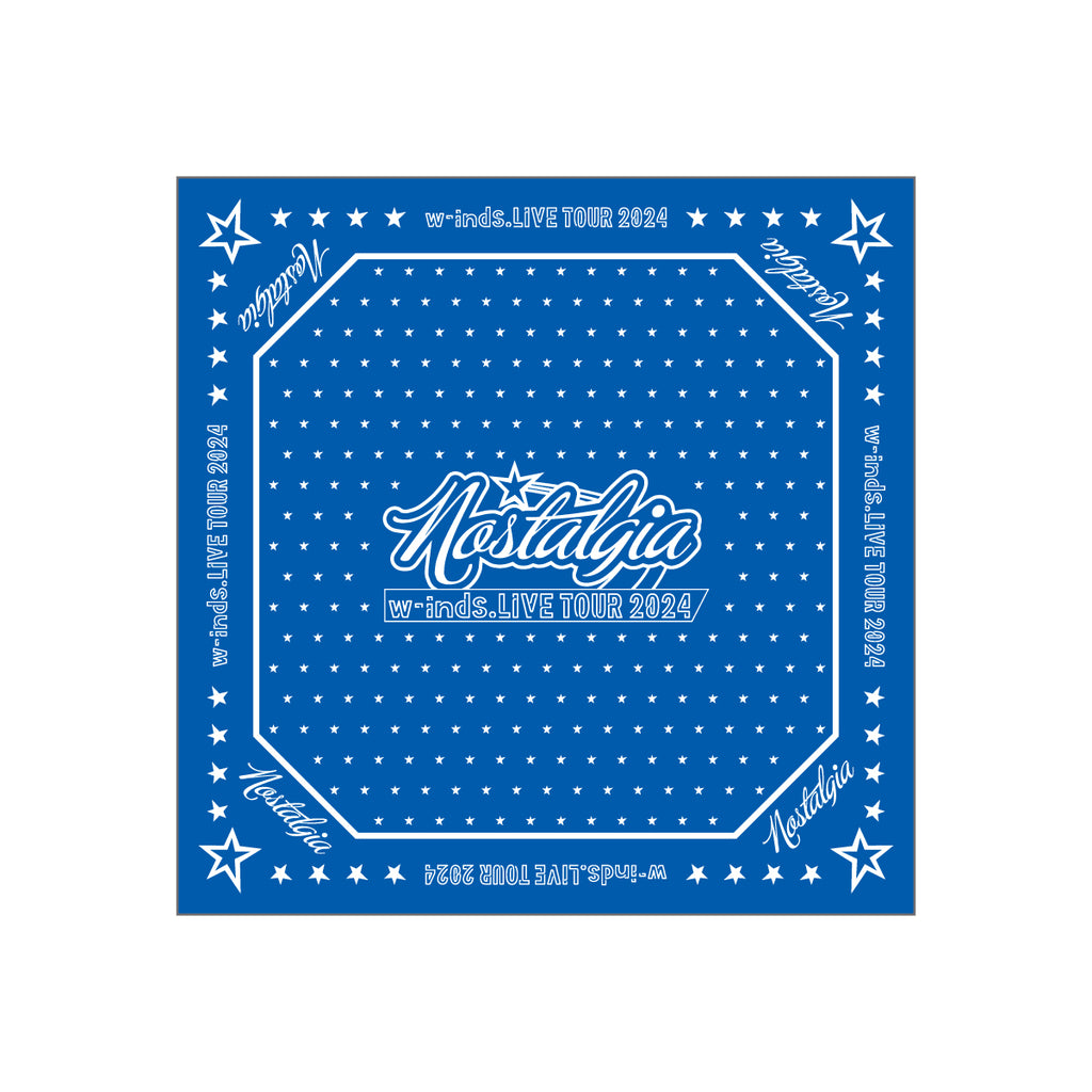 w-inds. LIVE TOUR 2024 ”Nostalgia” バンダナ［青