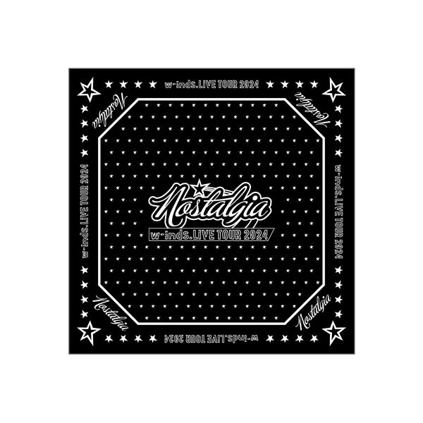 w-inds. LIVE TOUR 2024 ”Nostalgia” バンダナ［黒