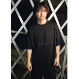 Raw T-shirt [embossed logo] Black