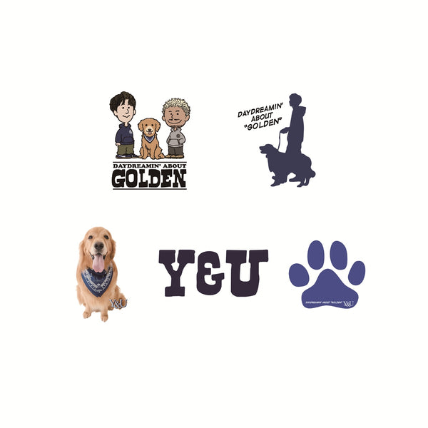 YORI/U-YEAH「Y&U vol.4 ～豊作の秋～」ステッカー（GOLDENセット）