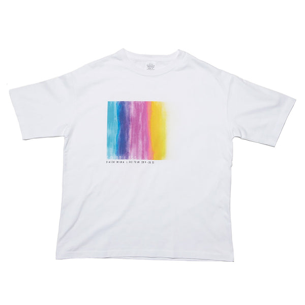 COLORLESS tegaki gurade T-shirt (White)