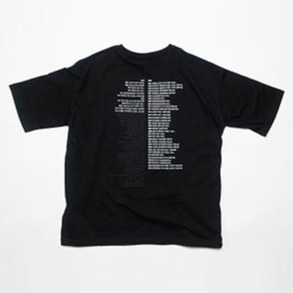 COLORLESS tegaki logo T-shirt (Black)