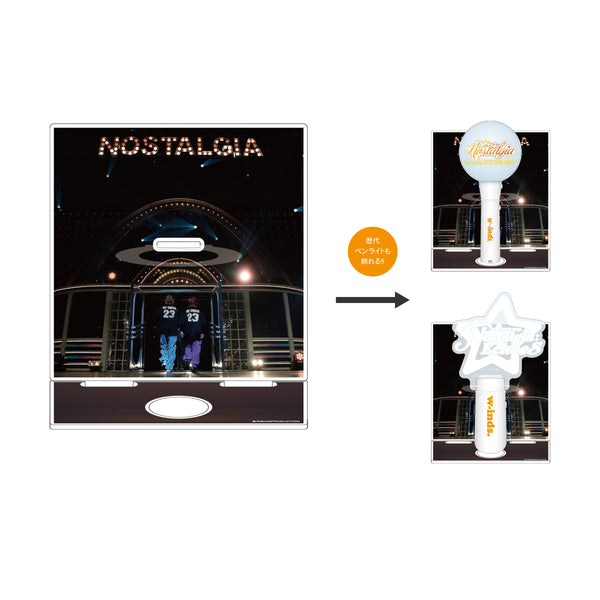 w-inds. FAN CLUB LIVE TOUR 2025 "Nostalgia:Echoes" アクリルペンライトスタンド
