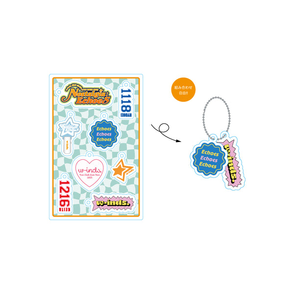 w-inds. FAN CLUB LIVE TOUR 2025 "Nostalgia:Echoes" カスタマイズアクリルプレート