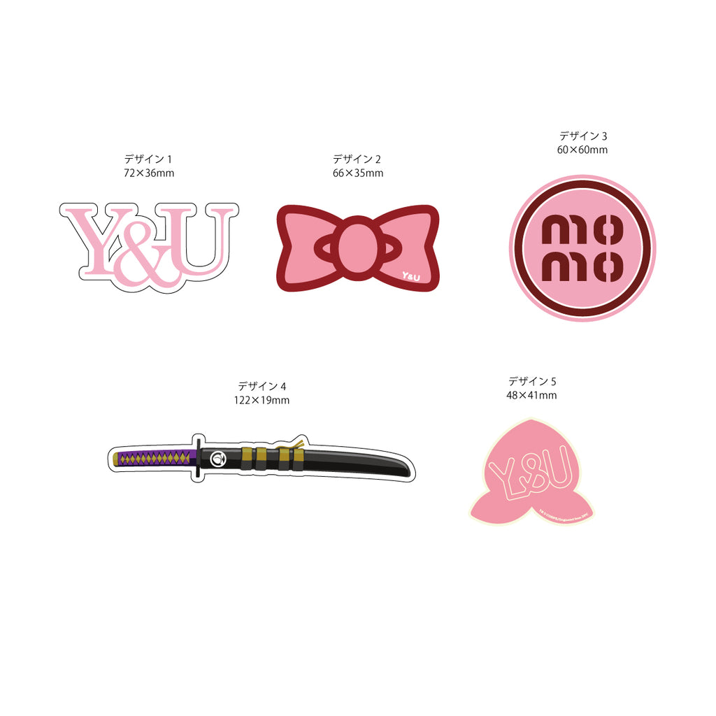 Y&U SPECIAL TALK EVENT 2025 vol.3 ステッカー MOMOセット