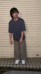 Bare T-shirt [rubber tag] Navy