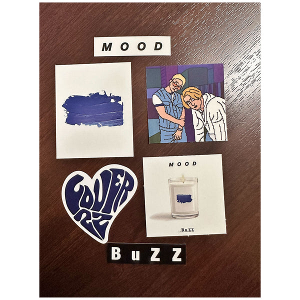 BuZZ New EP Release One-Man LIVE"Mood" MOOD Sticker